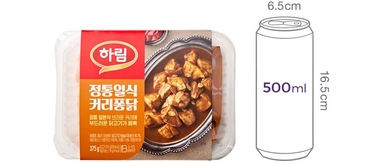 [하림] 정통 일식 커리퐁닭 375g (냉장)