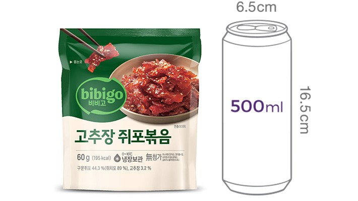 [비비고] 고추장 쥐포볶음 60g