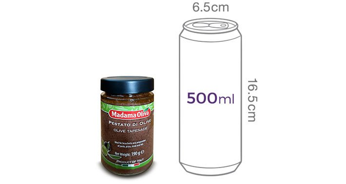 [마다마 올리바] 블랙 올리브 타프나드(페이스트) 190g