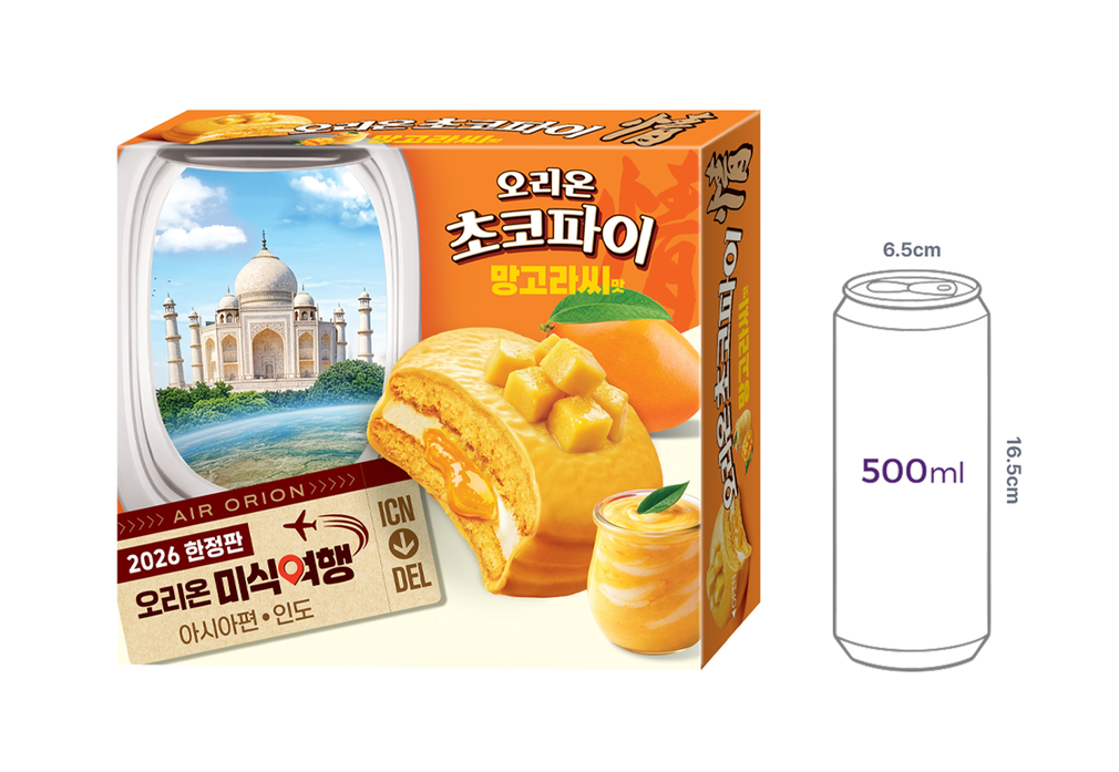 [오리온] 초코파이 망고라씨맛 408g
