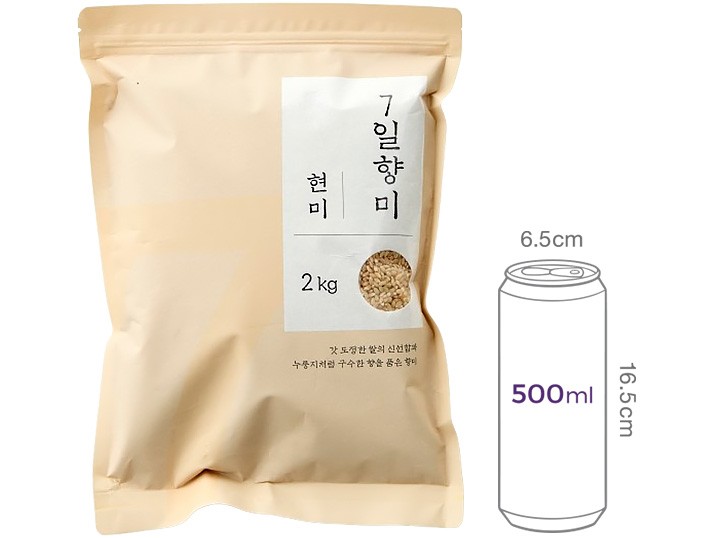 7일 향미 현미 2kg