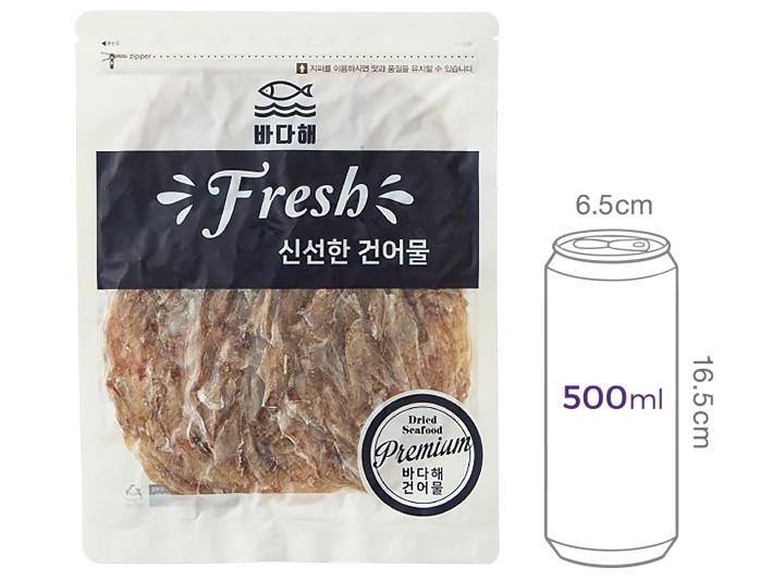 [바다해] 두툼 조미쥐치포 230g
