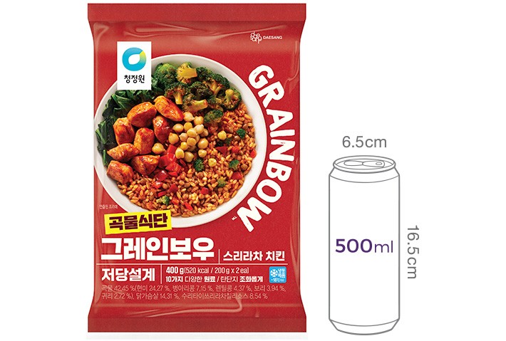 [청정원] 그레인보우 스리라차 치킨 (2개입)