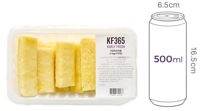[KF365] 컷팅파인애플 1kg