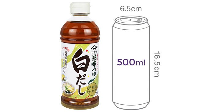 [야마사] 시로다시 콘부 쯔유 500ml