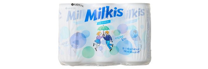 [롯데칠성] 밀키스 (190mL X 6개)
