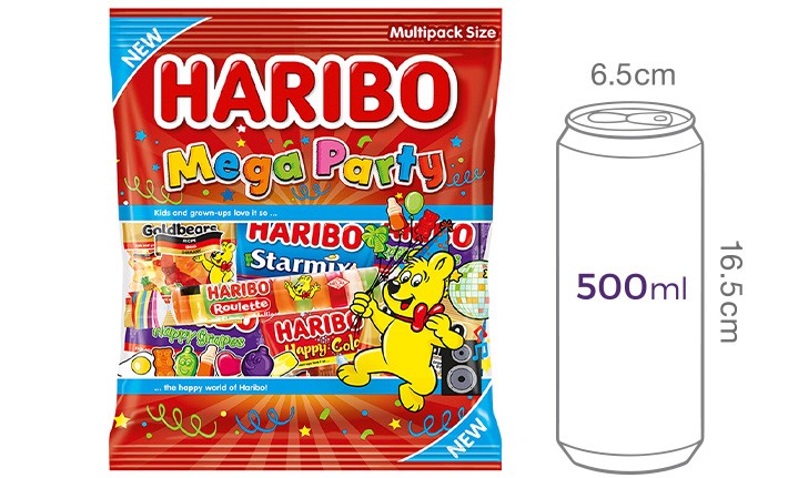 [하리보] 메가파티 멀티팩 250g