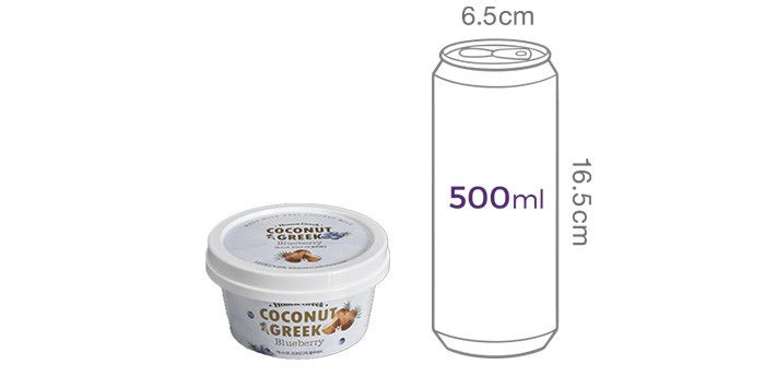 [어니스트그릭] 코코넛그릭 블루베리 요거트 100g