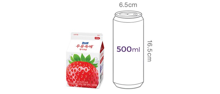 [매일] 우유속에 딸기 락토프리 (300ml X 8개)