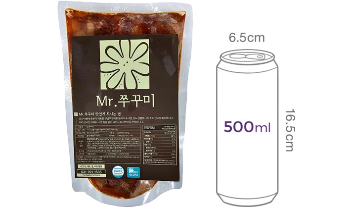 [Mr.주꾸미] 주꾸미 볶음 500g