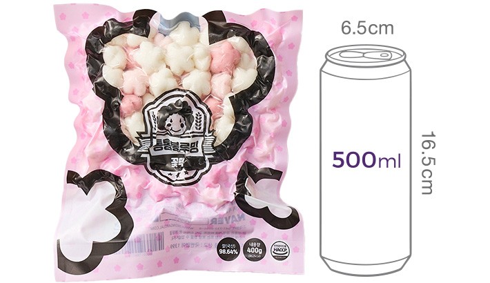 [쌀집아줌마] 통통 블루밍 꽃떡 400g