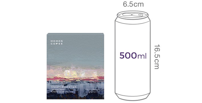 [모모스커피 : 겨울] 툰드라의 빛 드립백 (10g X 7개)