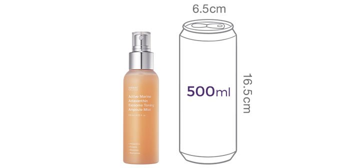 [성분에디터] 액티브 마린아스타잔틴 엑소좀 토닝 앰플 미스트 120ml