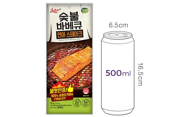 [바다소리] 연어스테이크구이 70g