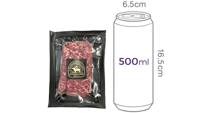 [레인저스벨리] 호주산 흑소 MB3+ 본갈비살 구이용 200g