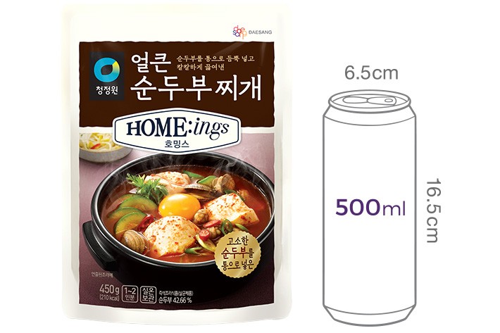 [호밍스] 얼큰순두부찌개 450g