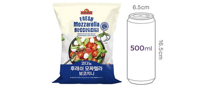 [코다노] 후레쉬 보코치니 모짜렐라 500g