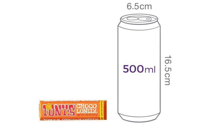 [토니스] 초코 론리 공정무역 초콜릿 캬라멜 솔트 47g