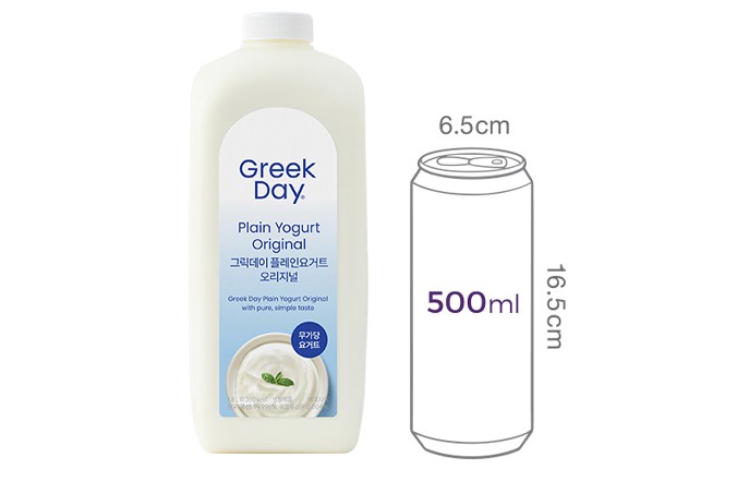 [컬리멤버스][그릭데이] 플레인 요거트 1.8L