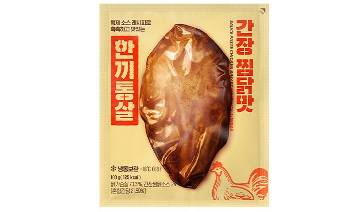 [한끼통살] 소스 닭가슴살 간장찜닭맛 (1입)