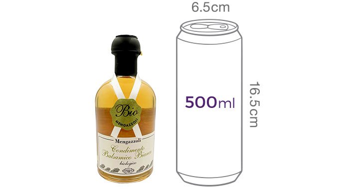 [맹가졸리] 유기농 화이트 발사믹 콘디멘토 250ml (포도농축:65%)
