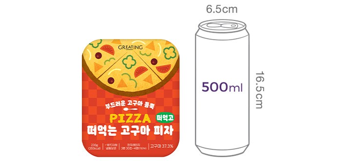 [그리팅] 떠먹는고구마 피자