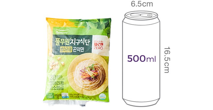 [풀무원] 지구식단 병아리콩 곤약면 150g x 4입