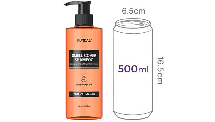 [쿤달] 청소년 샴푸 400ml (트로피컬 망고)