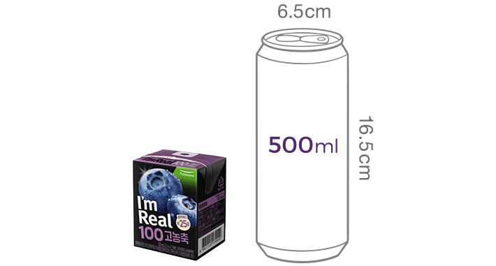 [풀무원] 아임리얼100 고농축블루베리 (120mL X 6개)