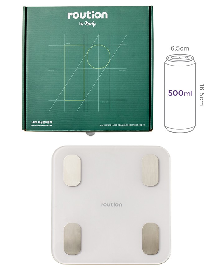[루션 by kurly] 스마트 체성분 체중계