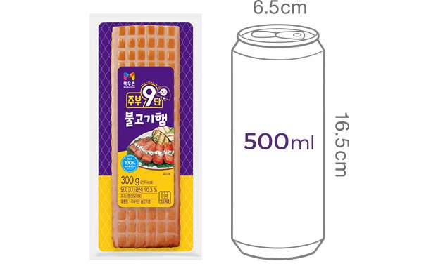 [목우촌] 주부9단 불고기햄 300g