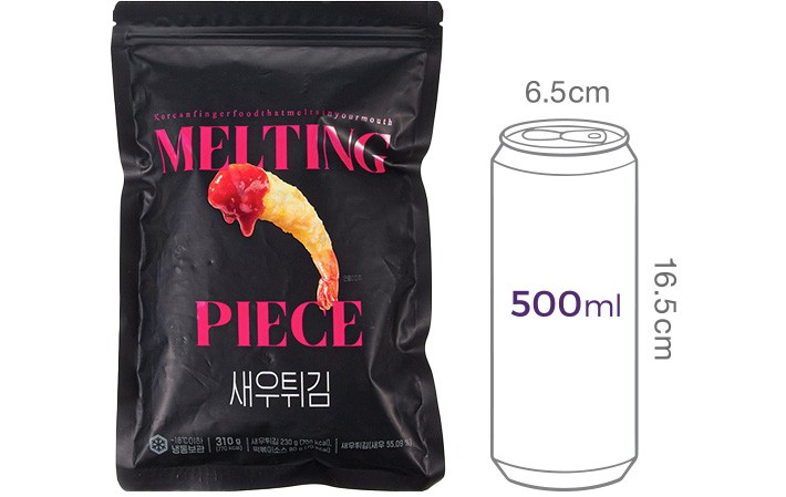 [멜팅피스] 새우튀김 310g