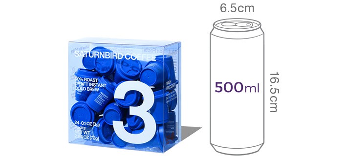 [새턴버드] 콜드브루 인스턴트 커피 No.3 미디엄 (3g x 24개)