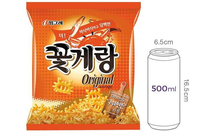 [크라운] 빙그레 꽃게랑 143g