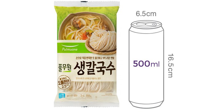 [풀무원] 생칼국수 550g