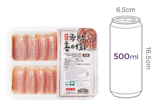 [영산홍어] 국산 홍어회 날개살 100g