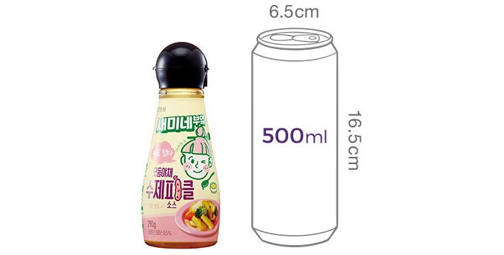 [새미네부엌] 모듬야채 수제피클소스 290g