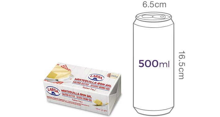 [라르사] 스페인 유산균 가염 버터 250g