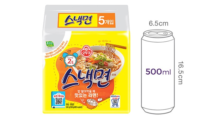 [오뚜기] 스낵면 5입