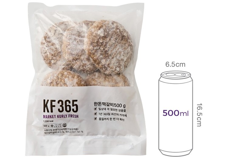 [KF365] 한돈 떡갈비 500g