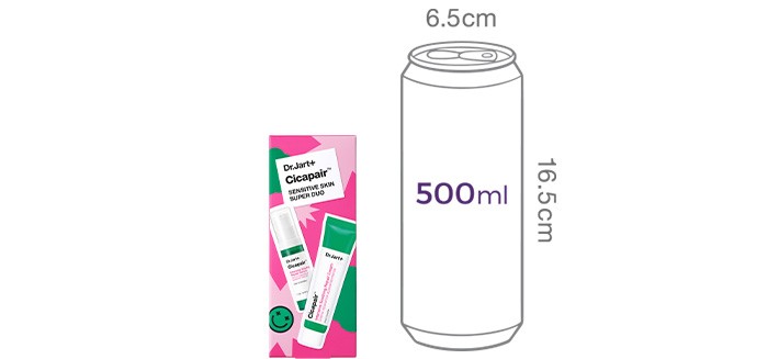 [닥터자르트] 시카페어 센시티브 스킨 슈퍼 듀오(크림 15ml+세럼 7ml)