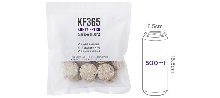 [KF365] 도톰 한돈 동그랑땡 500g(냉동)