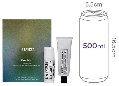 [라부르켓] 미드빈터 퍼스트 프로스트 키트 (립밤+핸드크림 30ml) 코코넛 + 레몬그라스