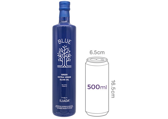 [이리아다] BLUE 엑스트라 버진 오일 750mL (유리병)