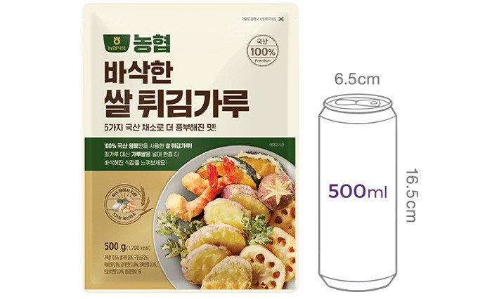 [농협] 바삭한 쌀튀김가루 500g