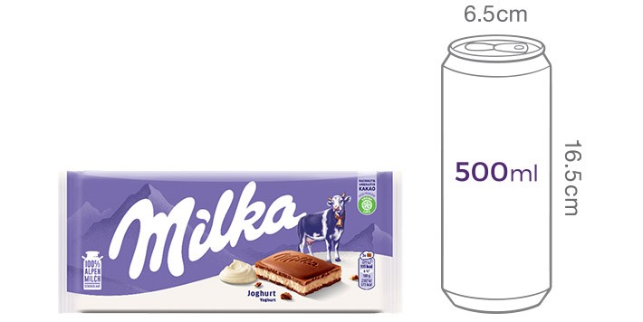 [밀카] 초콜릿 요거트 100g