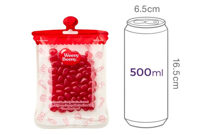 [위니비니] 딸기맛 젤리빈 60g