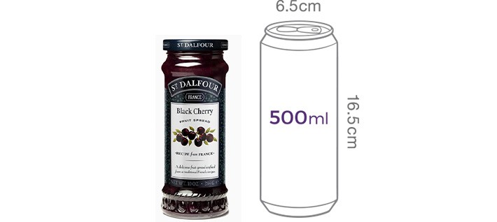 [샹달프] 블랙체리잼 284g