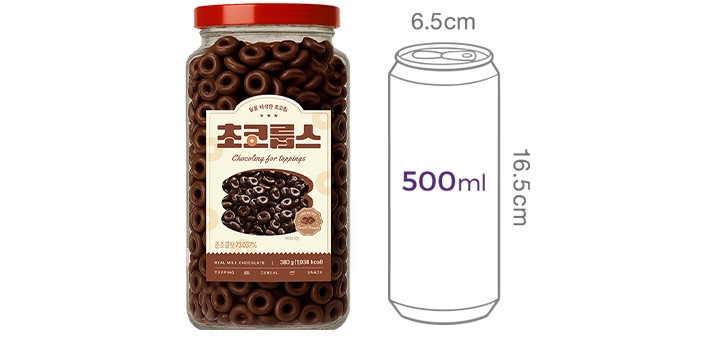 [씨알로] 초코룹스 초코링 씨리얼 380g