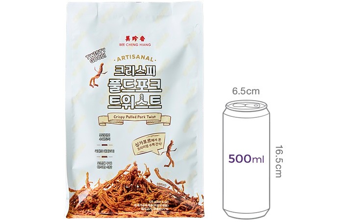 [비첸향] 크리스피  풀드포크 트위스트 125g(25g*5개입)